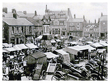 Old picture of Thirsk Market