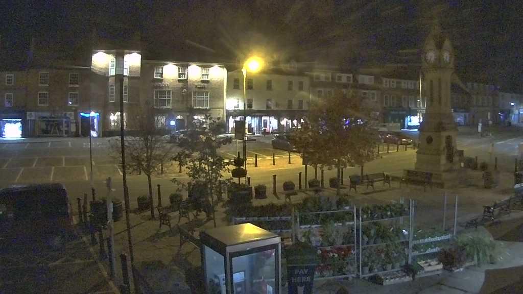 Thirsk webcam overlooking the Market Place