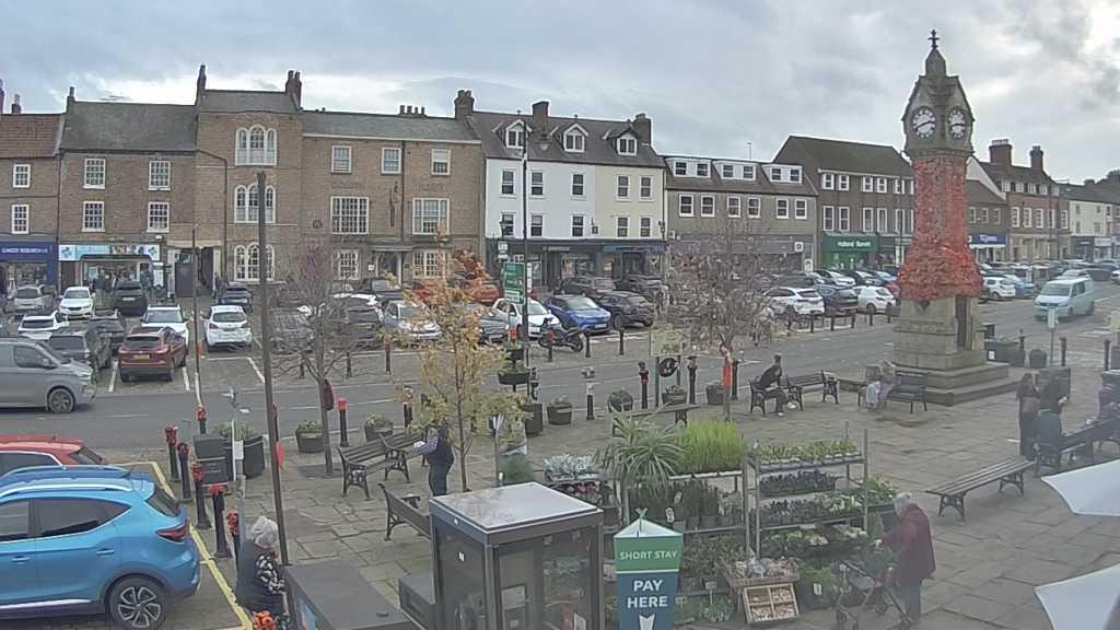 Thirsk webcam overlooking the Market Place