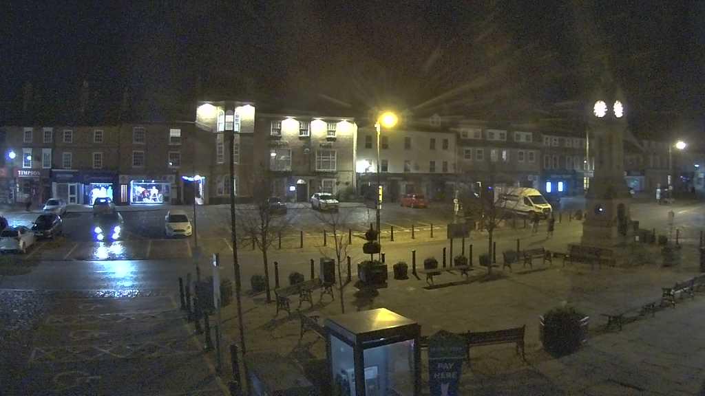 Thirsk webcam overlooking the Market Place