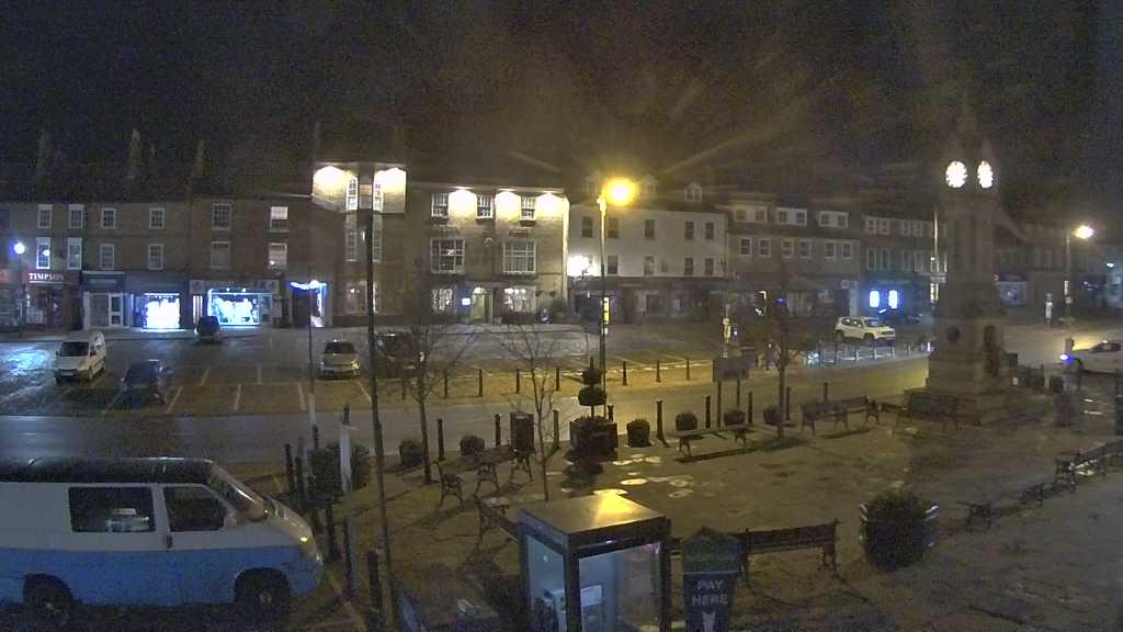 Thirsk webcam overlooking the Market Place