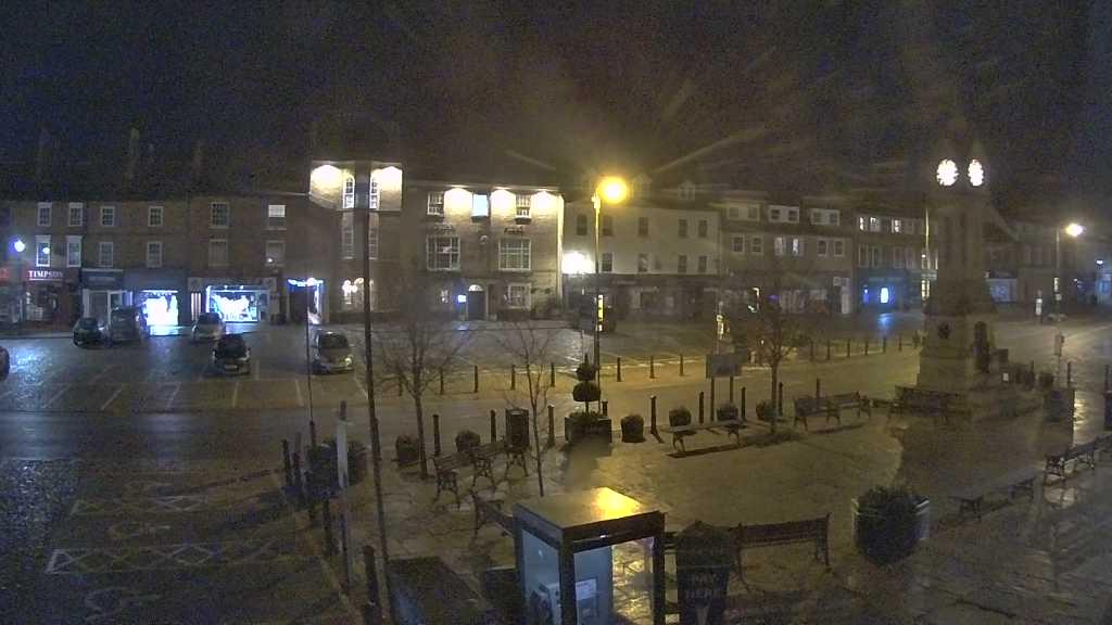 Thirsk webcam overlooking the Market Place