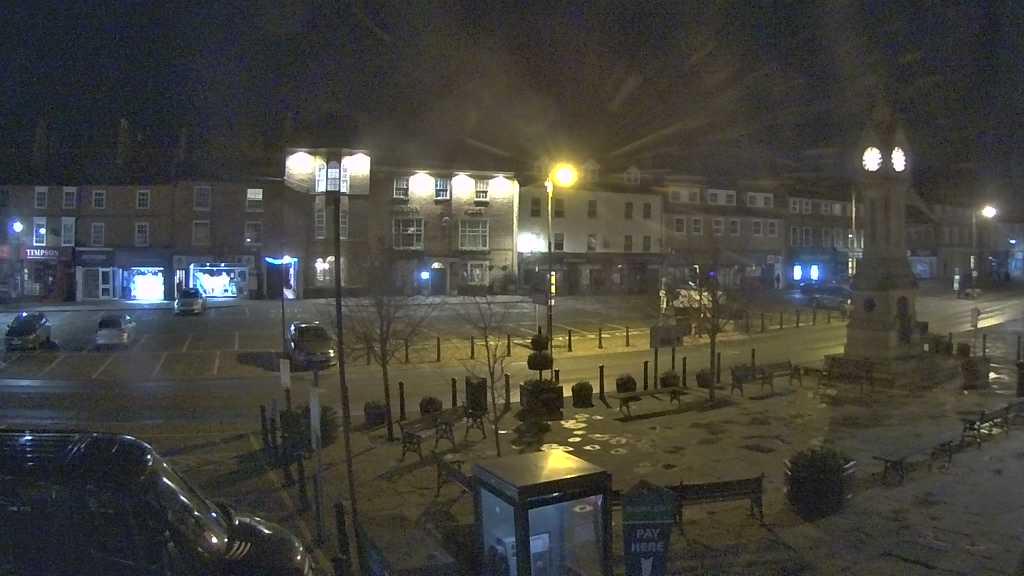 Thirsk webcam overlooking the Market Place