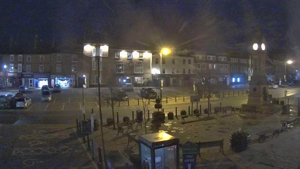Thirsk webcam overlooking the Market Place