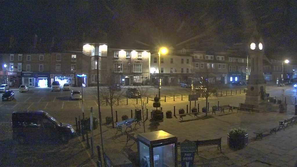 Thirsk webcam overlooking the Market Place