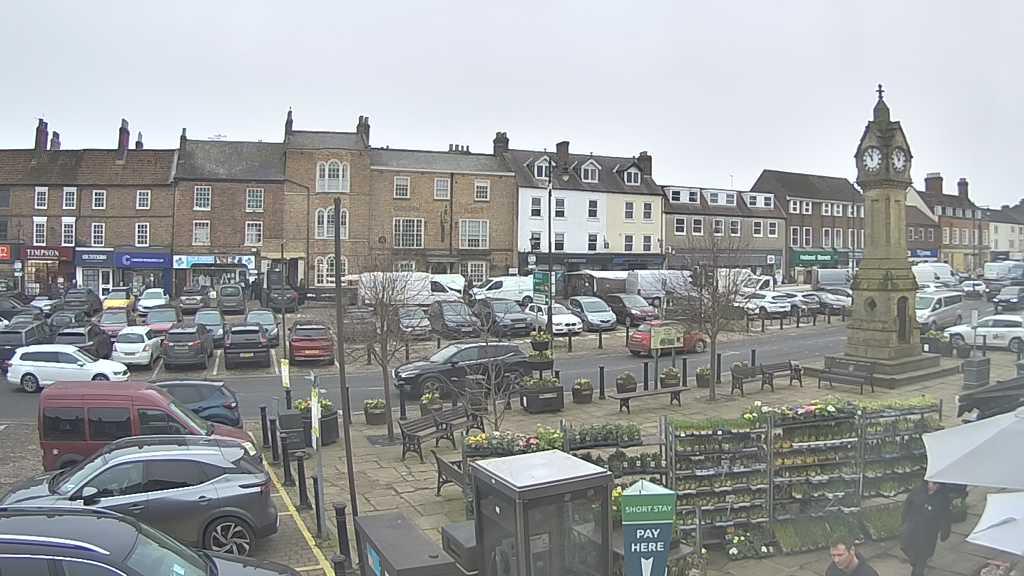 Thirsk webcam overlooking the Market Place
