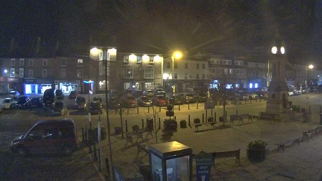 Thirsk webcam overlooking the Market Place