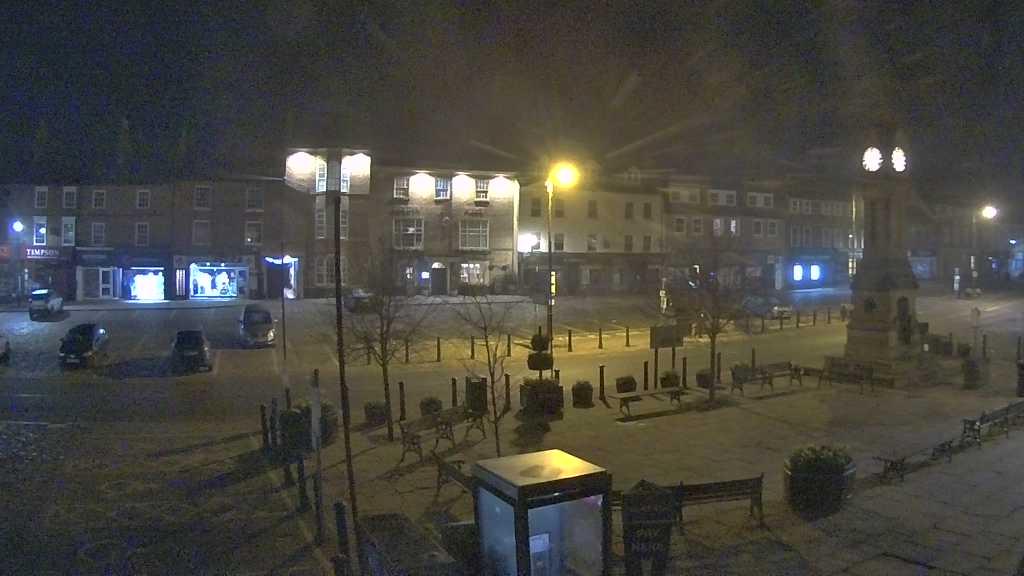 Thirsk webcam overlooking the Market Place