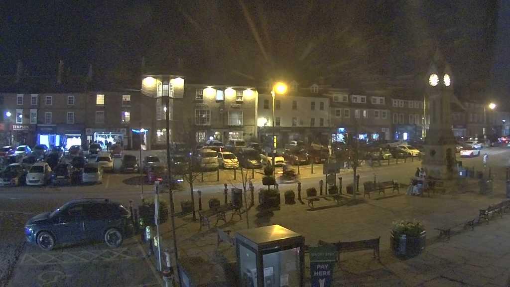 Thirsk webcam overlooking the Market Place