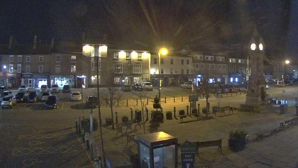 Thirsk webcam overlooking the Market Place