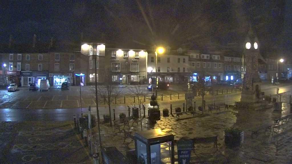 Thirsk webcam overlooking the Market Place
