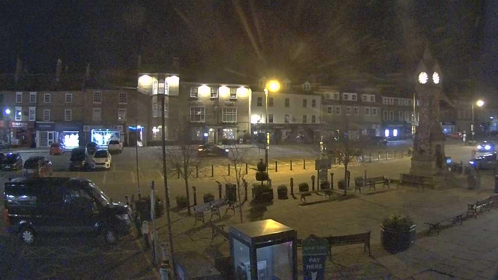 Thirsk webcam overlooking the Market Place