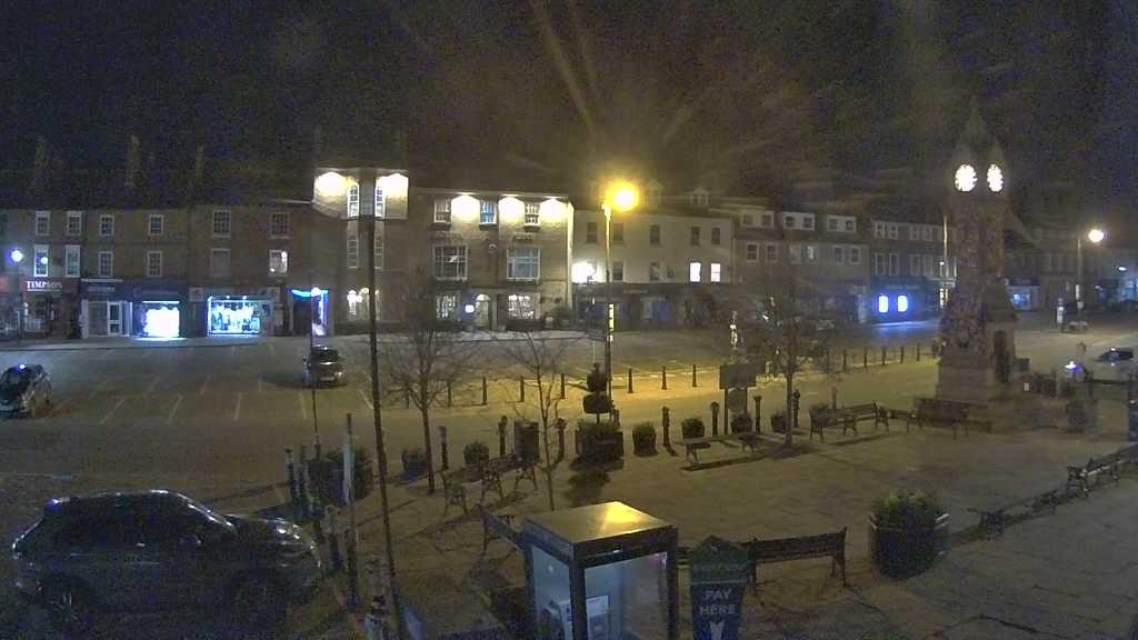 Thirsk webcam overlooking the Market Place