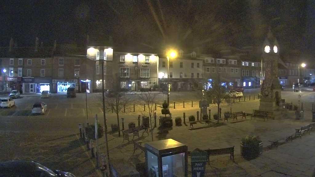 Thirsk webcam overlooking the Market Place