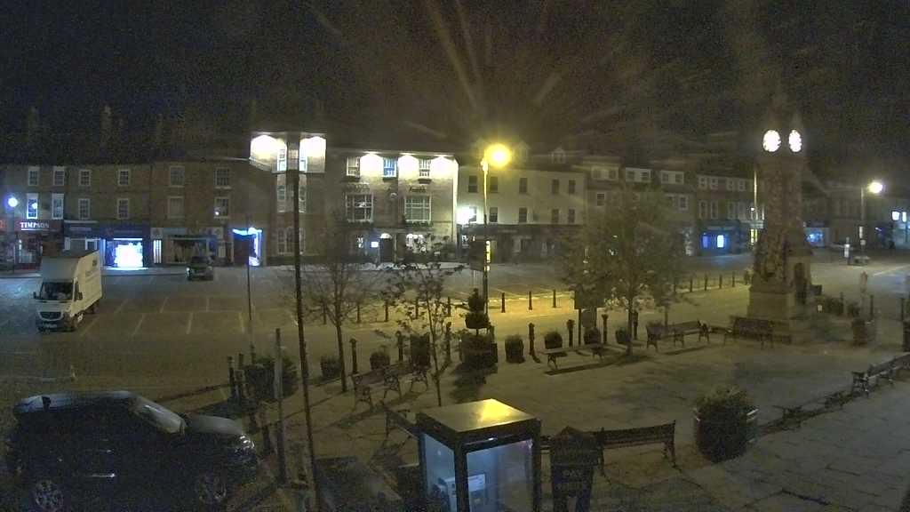 Thirsk webcam overlooking the Market Place
