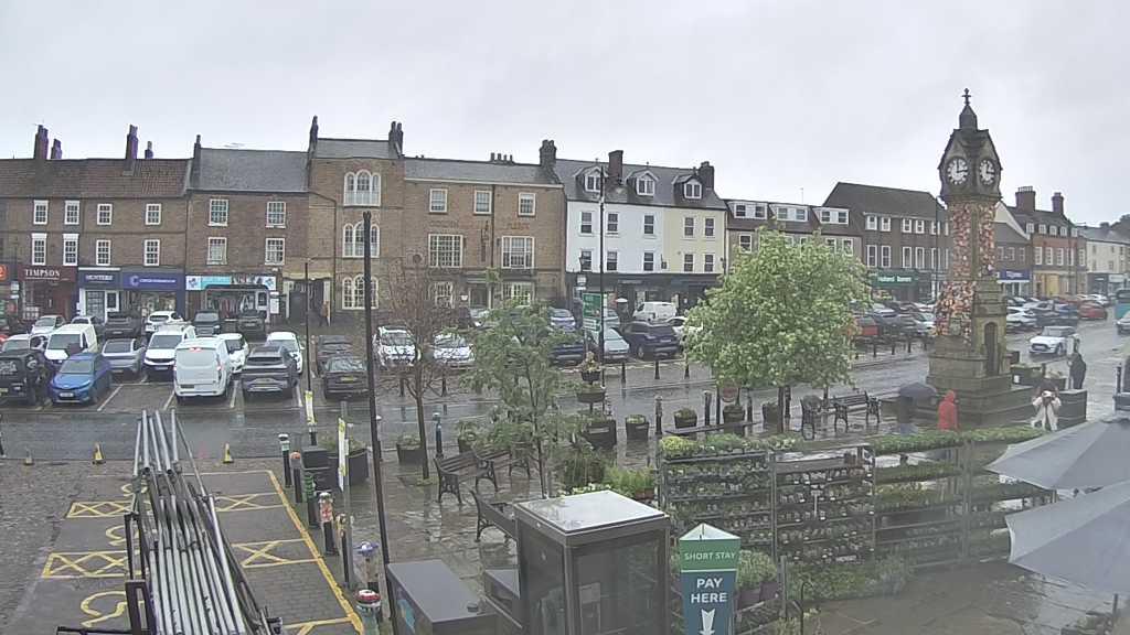 Thirsk webcam overlooking the Market Place