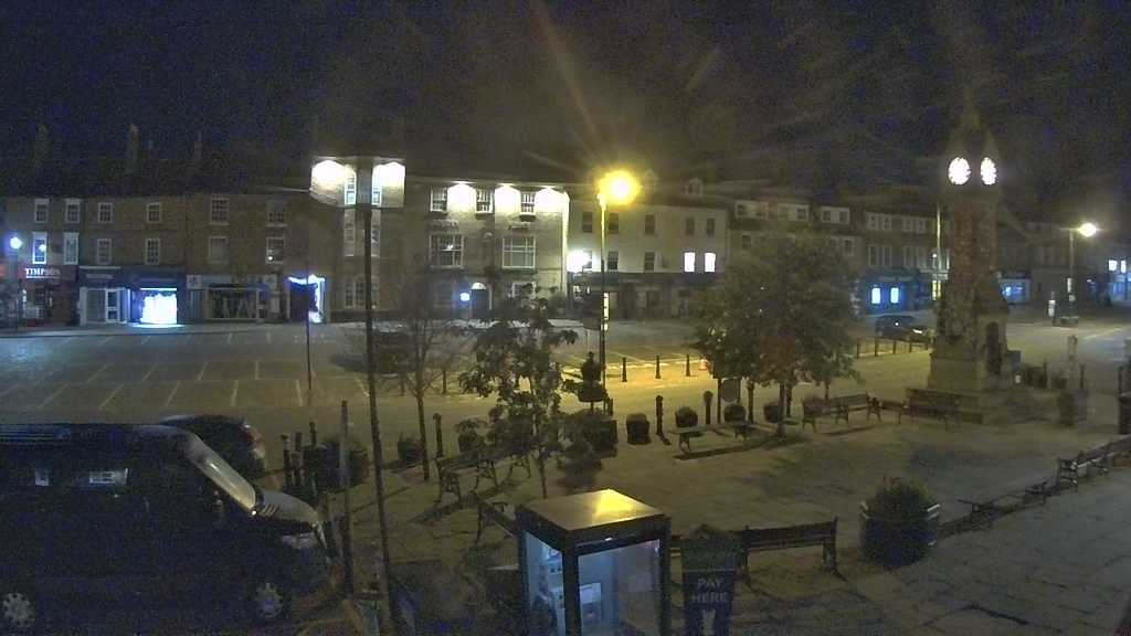 Thirsk webcam overlooking the Market Place