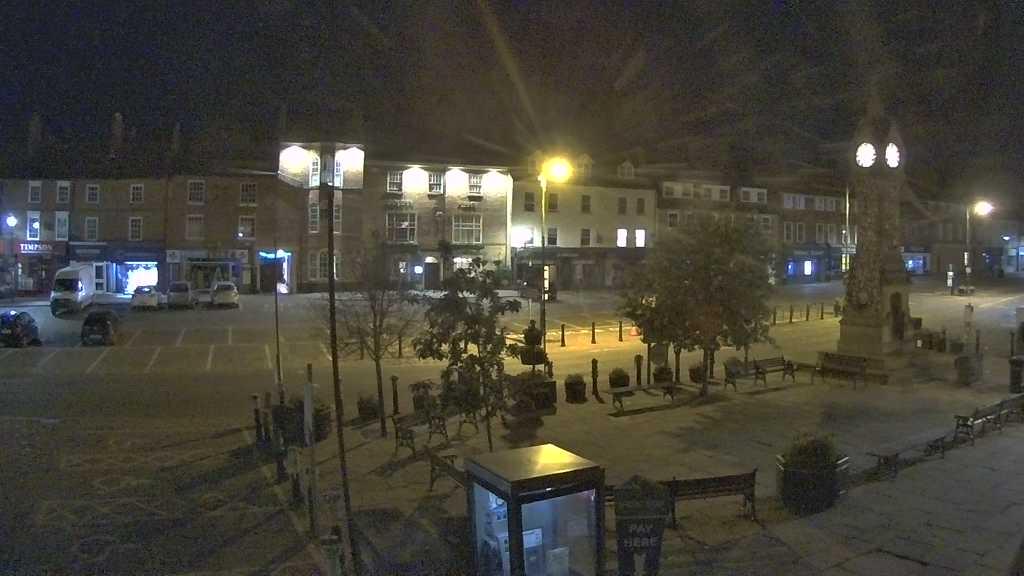 Thirsk webcam overlooking the Market Place