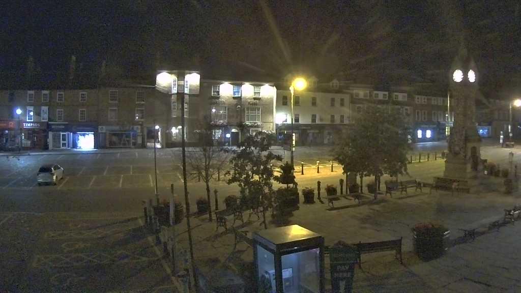 Thirsk webcam overlooking the Market Place