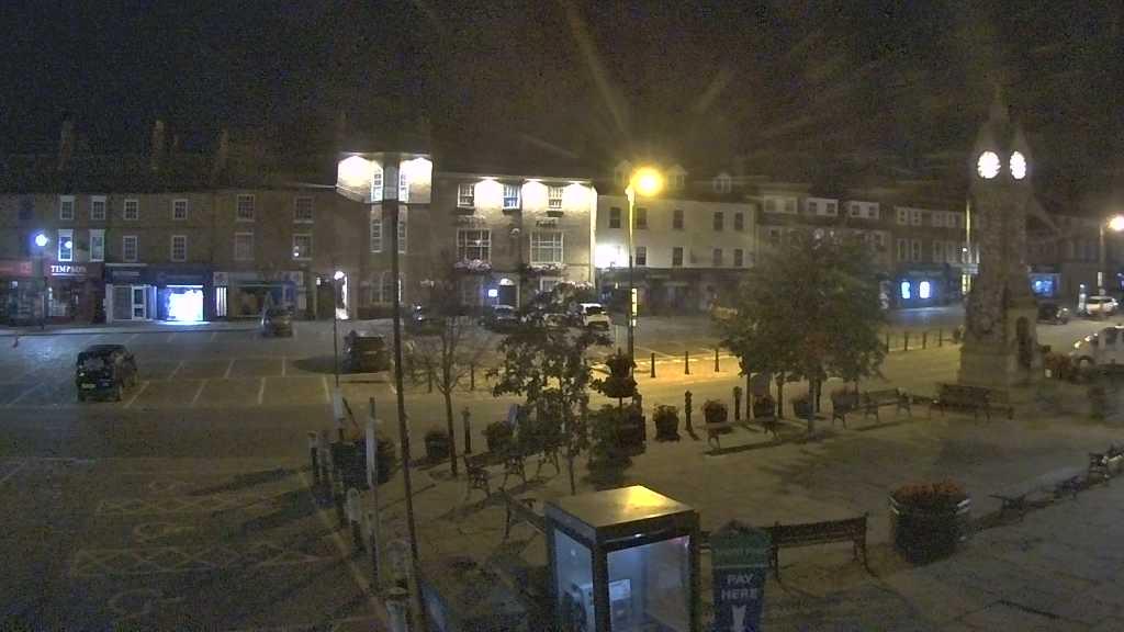 Thirsk webcam overlooking the Market Place